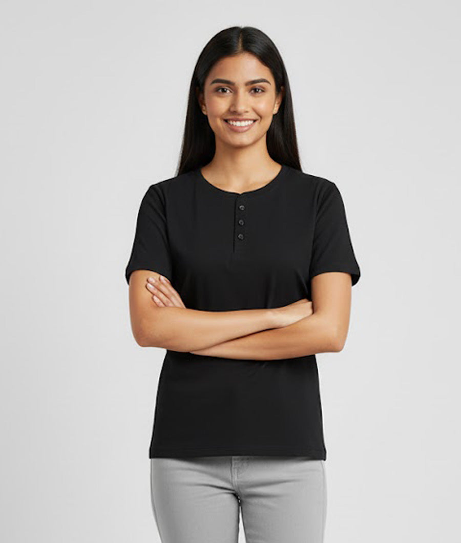 Henley - Short Sleeve - Women