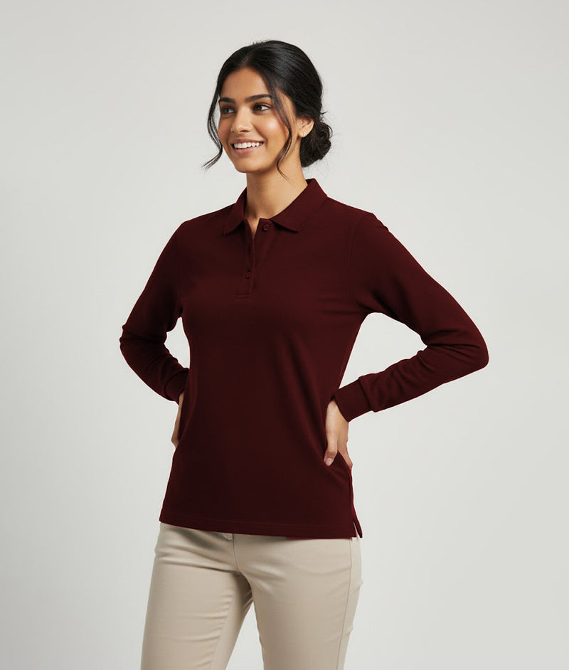 Polo - Long Sleeve - Women