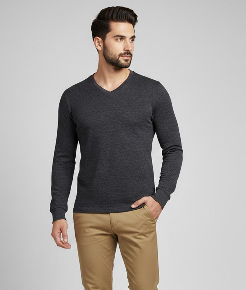 
                        
                          V-Neck Tee - Long Sleeve
                        
                      