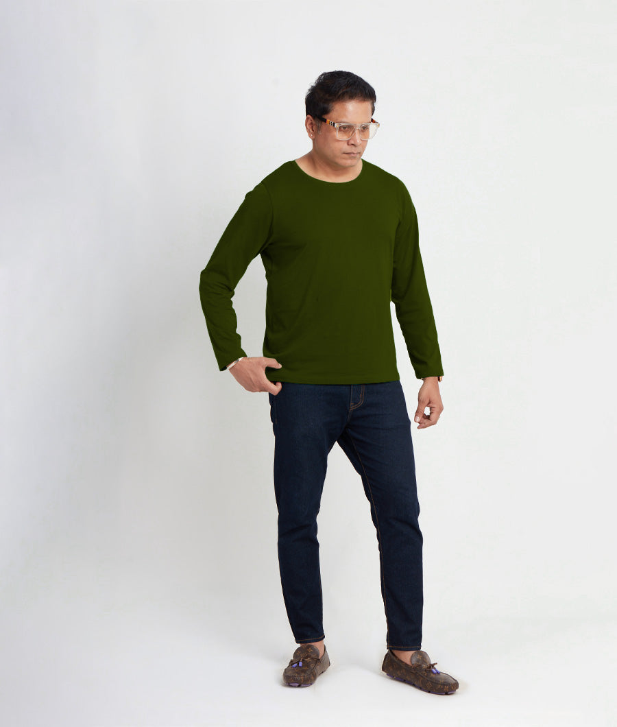 Crew Neck Tee Long Sleeve