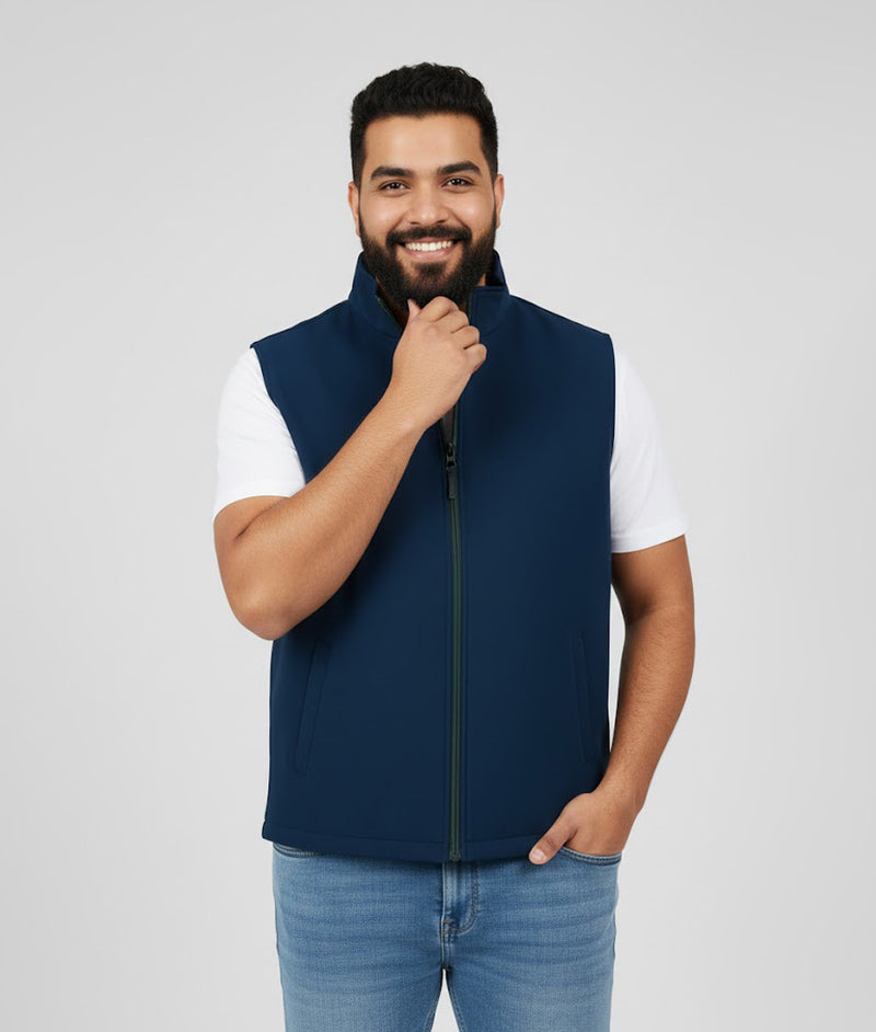 Vest in Navy for Men – made-to-measure by Hungover