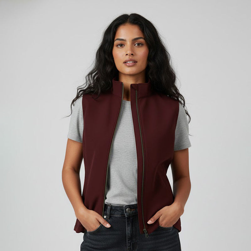 Vest in Burgundy for Women – made-to-measure by Hungover